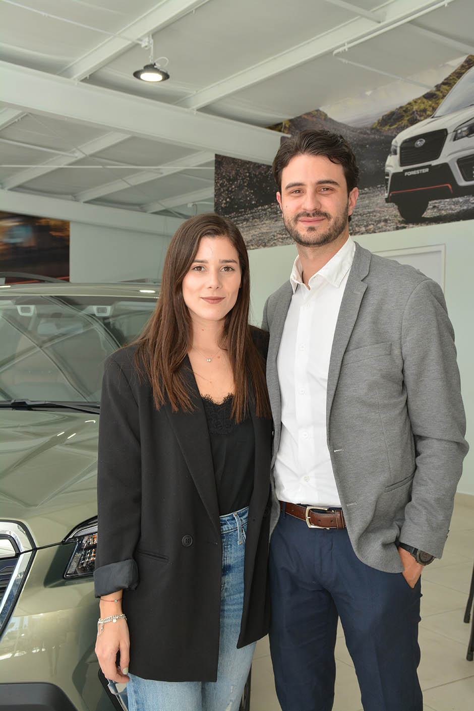 Ivanna Toussaint y Alejandro Gudiño