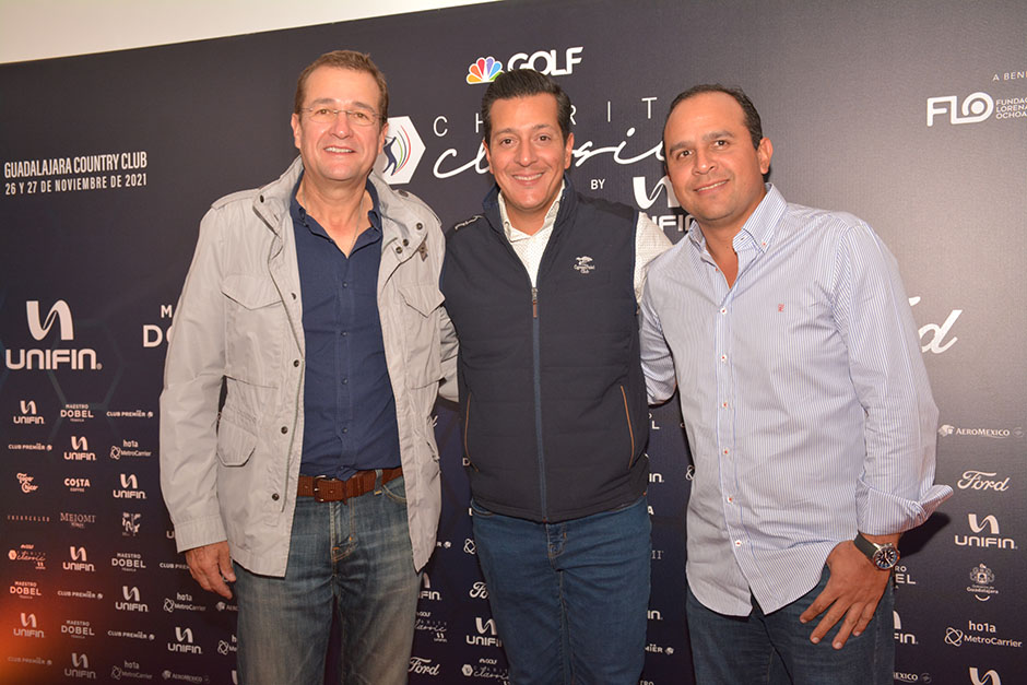 Miguel Durán, Giancarlo Mulinelli y César López