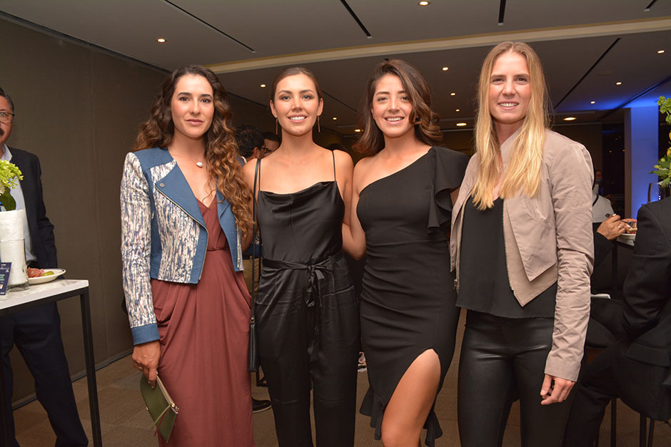Regina Plasencia, Ana Paula Valdés, Ingrid Gutiérrez y Nicole Aterque