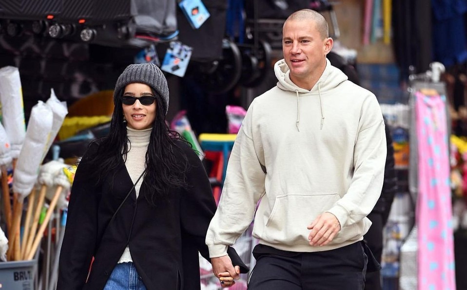 Zoë Kravitz y Channing Tatum. Foto: Instagram