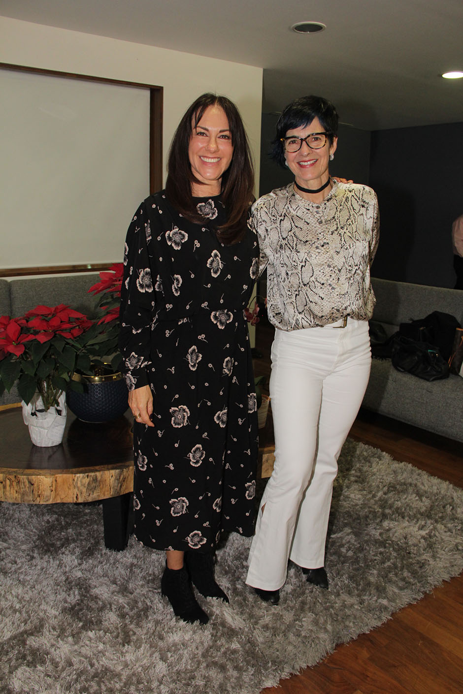 Zulema de Obeso y Marisa Vásquez