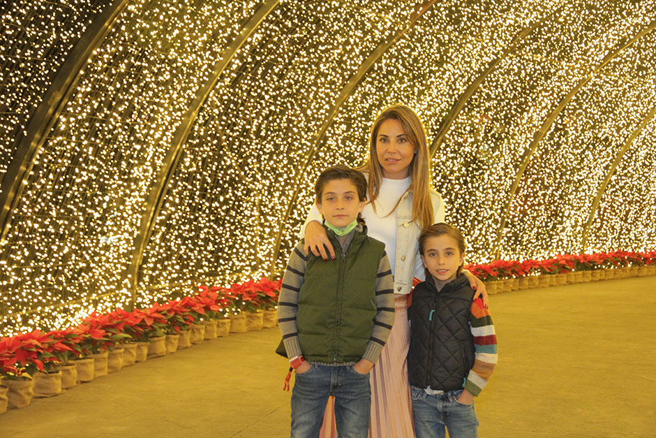 Claudia Álvarez, Mateo Álvarez y Nicolás Álvarez