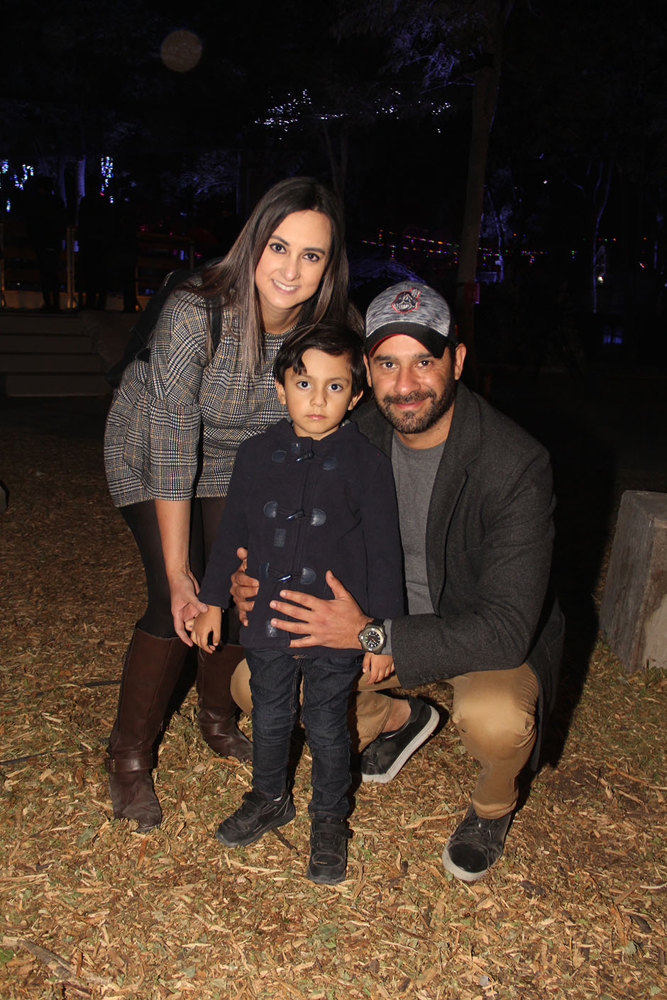 Mariana Pasilla, Mateo de la Torre y Antonio de la Torre.