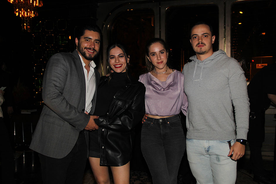 Otto Portugal, Fernanda Caccia, Andrea Celis y Julio Zambrano.