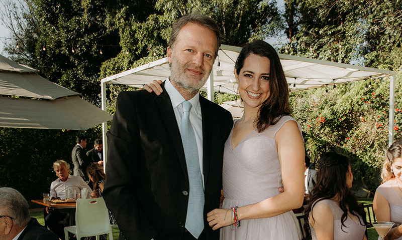 Marcos Mendé y Debora Curiel