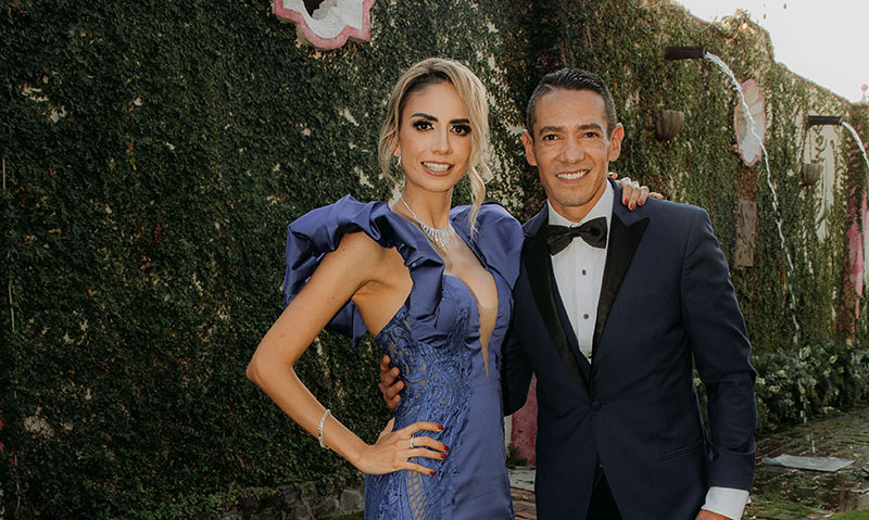 Montse Reyes y Oscar Rojas