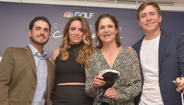 Abraham Ancer, Gaby López, Lorena Ochoa y Carlos Ortiz