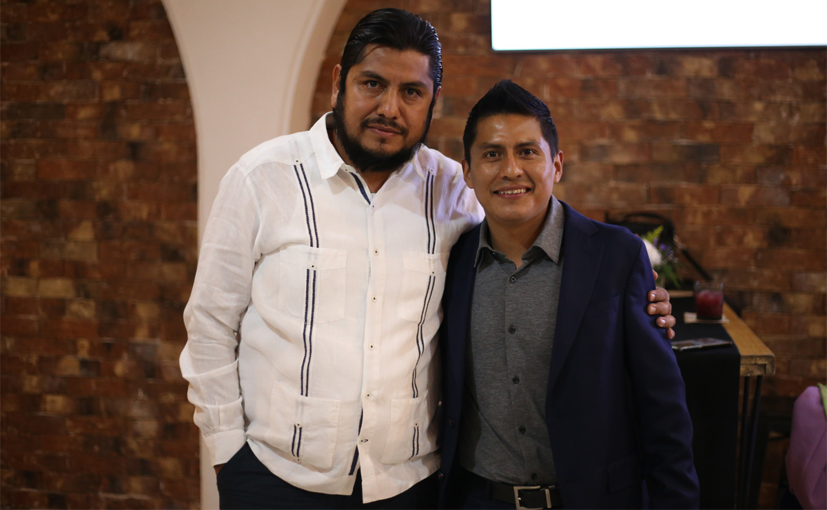 Agustín Arce y Juan de la Cruz. Foto: Aarón Solís