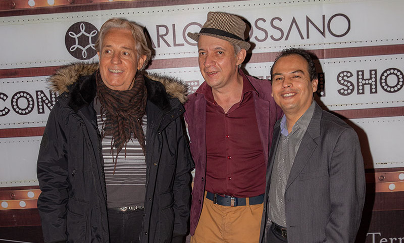 Daniel Amceri, Mino d´Blanc y Ricardo Sánchez