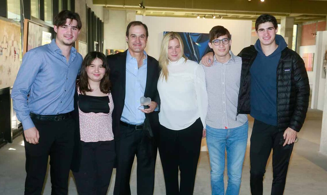 Bernardo Fernández, Pía Fernández, Bernardo Fernández, Verónica García de Fernández, Gonzalo Fernández y Emiliano, Fernández