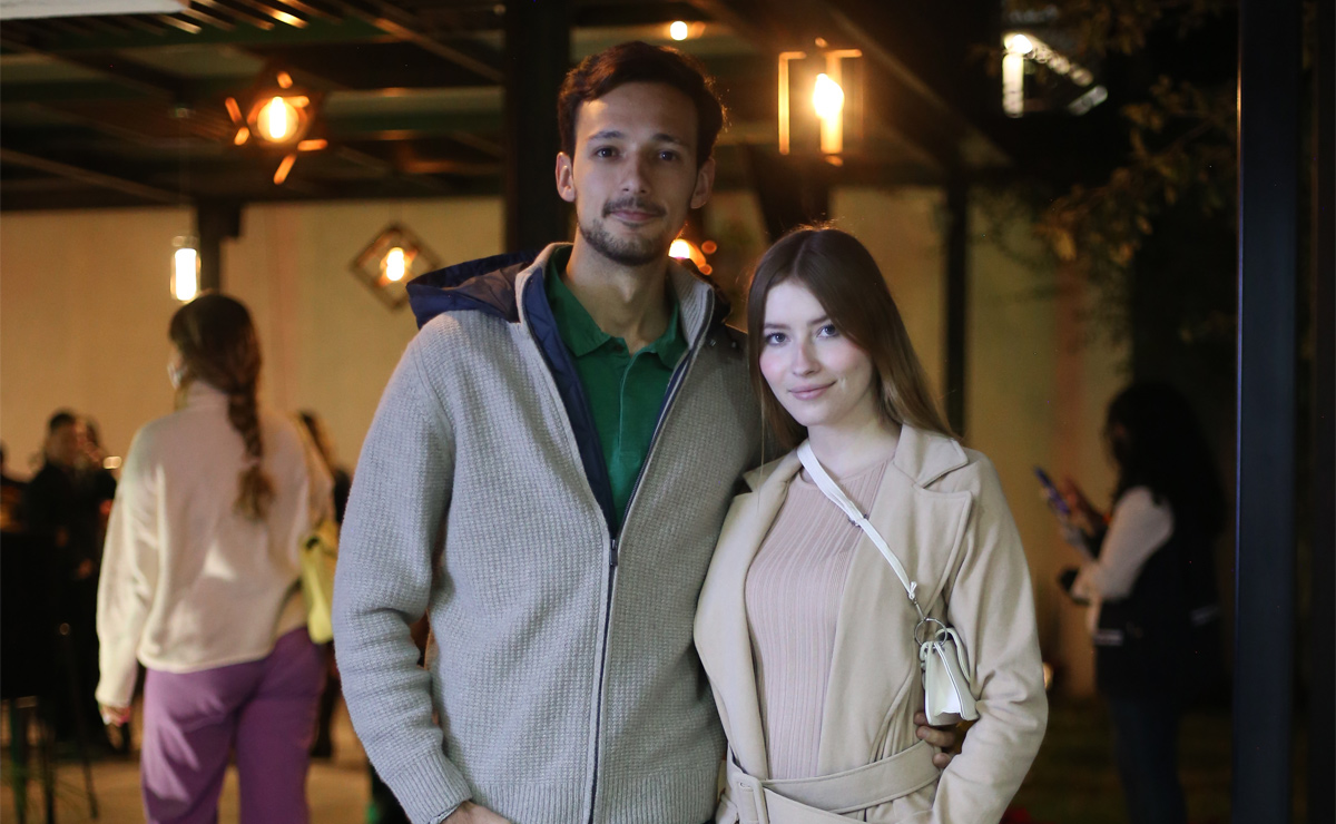 Gerardo Martínez y Daniela Flores. Foto: Aarón Solís