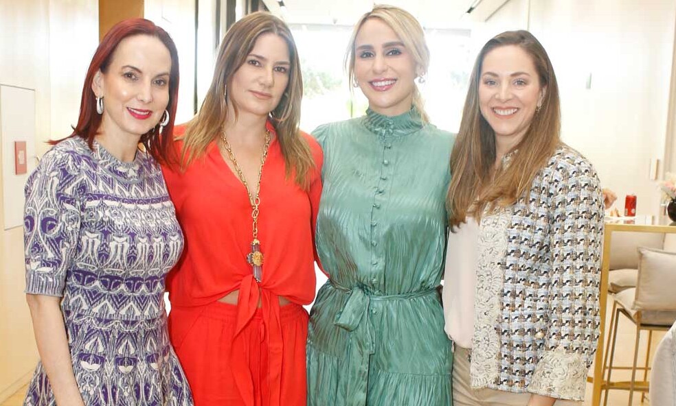 Mónica García de Moyeda, Alejandra Hinojosa de Gutiérrez, Paola García Yves y  Lily Garza de Sada / Fotos: Antonio Mireles