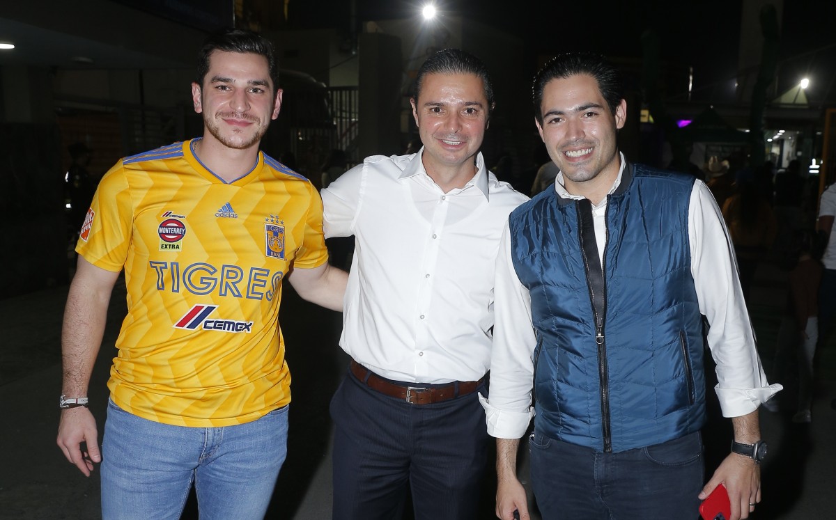Patricio Lozano, Pedro Arce y David de la Peña / Foto: Daniel Saldívar