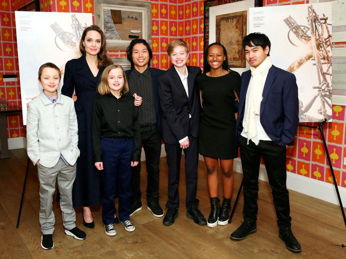 Angelina Jolie y sus hijos
