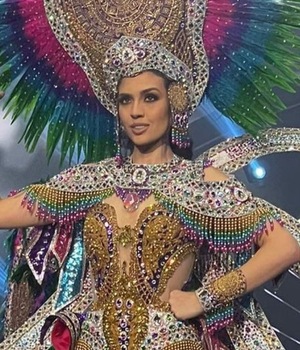 Miss Universo 2021: Así fue el traje típico de Debora Hallal (Foto: Instagram)