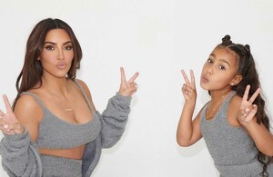 Kim Kardashian y su hija North West. (Foto: Instagram).