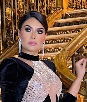 Kirstal Silva y el vestido que lució en Miss Universo 2021. (Foto: Instagram).