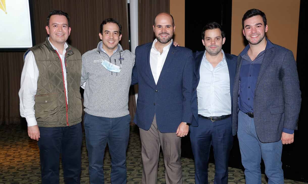 Jesús Lopez, Gabriel Garza, Jorge Cervantes, Ricardo Villarreal y Armando Guerra
