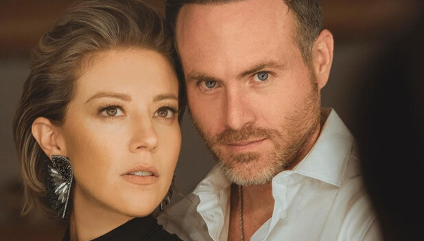 Fernanda Castillo y Erik Hayser (Foto: Instagram).