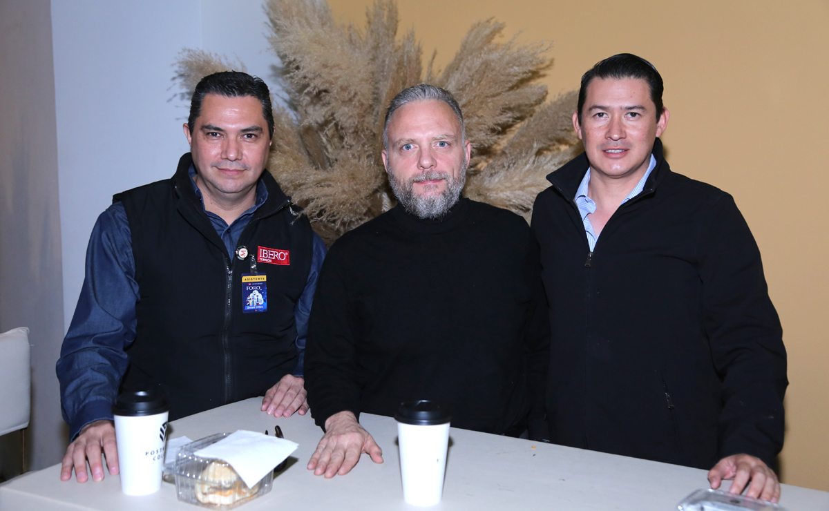 Víctor, Leonardo y Christian