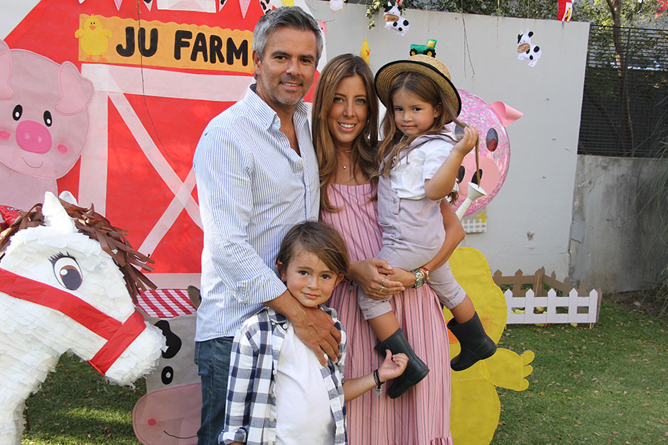 Juan Pablo Barajas, Gabriela Castillo, Juliana Barajas y Pablo Barajas