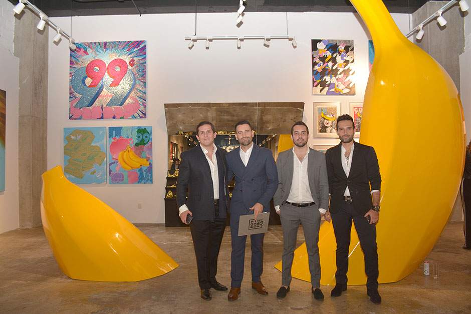 Juan Riestra, Carlos Lomelí, Luis Fernández del Valle y Germán de Zulueta