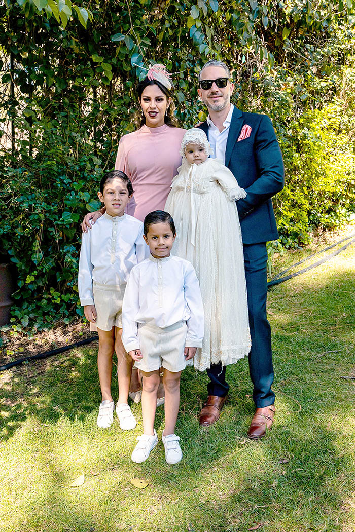 Rocío Oyervides, Pedro Macías, José Pablo Macías, Juan Pedro Macías y Loreta Macías.