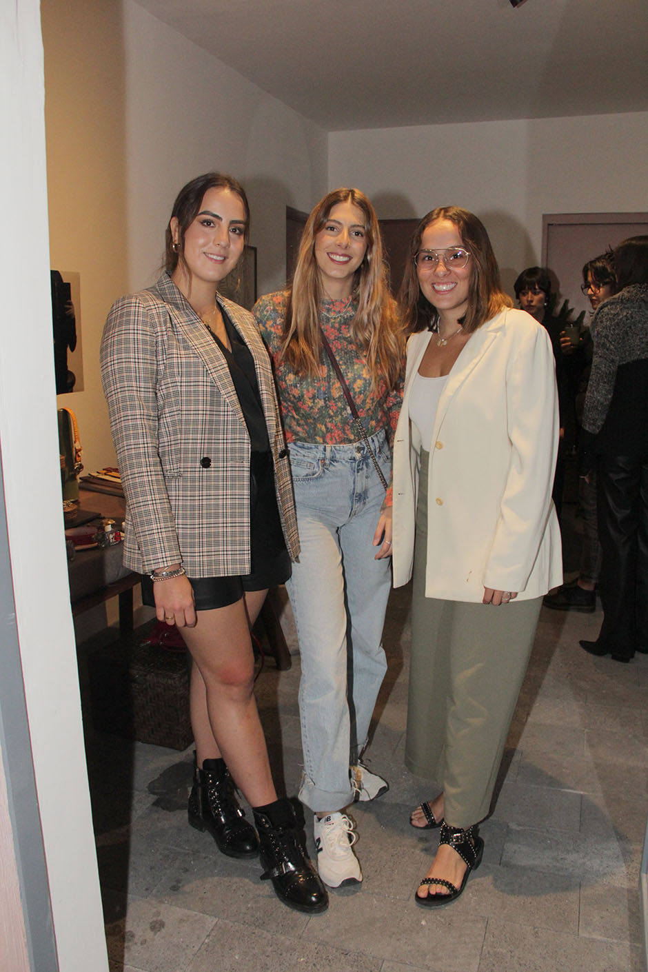 Yolanda González, Luciana Rosales y Fátima González.
