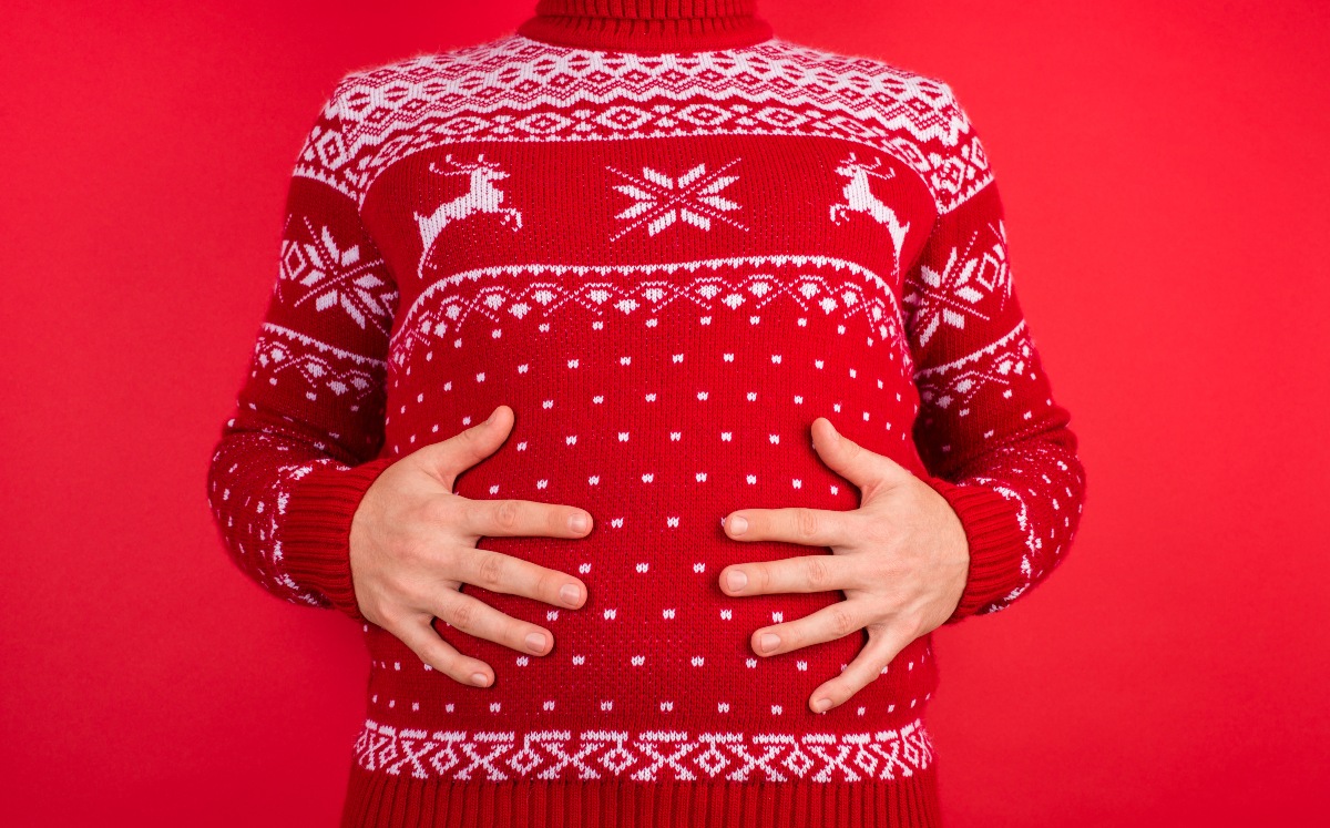 Cómo puedo desinflamar mi vientre después de la cena de Navidad (Foto: Getty Images)
