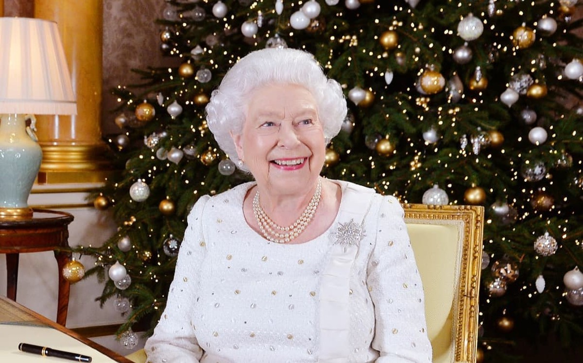 Reina Isabel en su primera Navidad sin el príncipe Felipe. (Foto: Instagram).