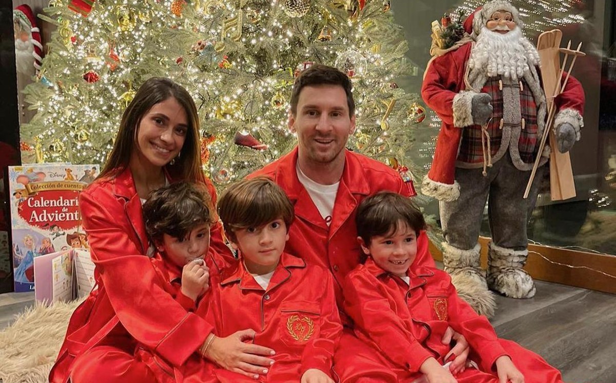 Lionel Messi y su familia (Foto: Instagram).