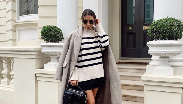 Cómo usar una minifalda en invierno. (Foto: Instagram).