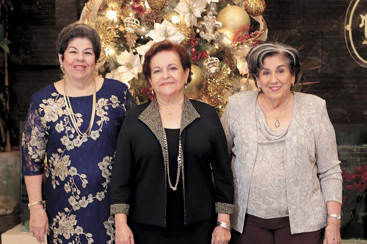 Maruca de Herrera, Graciela de Berlanga y Sara de Chemas / Foto: Dennis Hernández