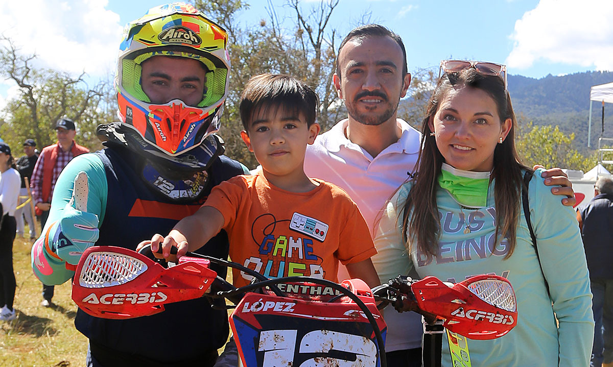 LUIS LÓPEZ, RAÚL JR ABUD, RAÚL ABUD Y MÓNICA CORONA