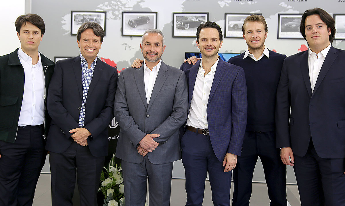 Bernardo Herrera, Filiberto Herrera Andrés, Sergio Baños, Filiberto Herrera, Javier Herrera y Chema Herrera