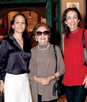 Adriana Villaseñor de Gracia, Zulema  Villaseñor y Marcela Villaseñor de Yarte