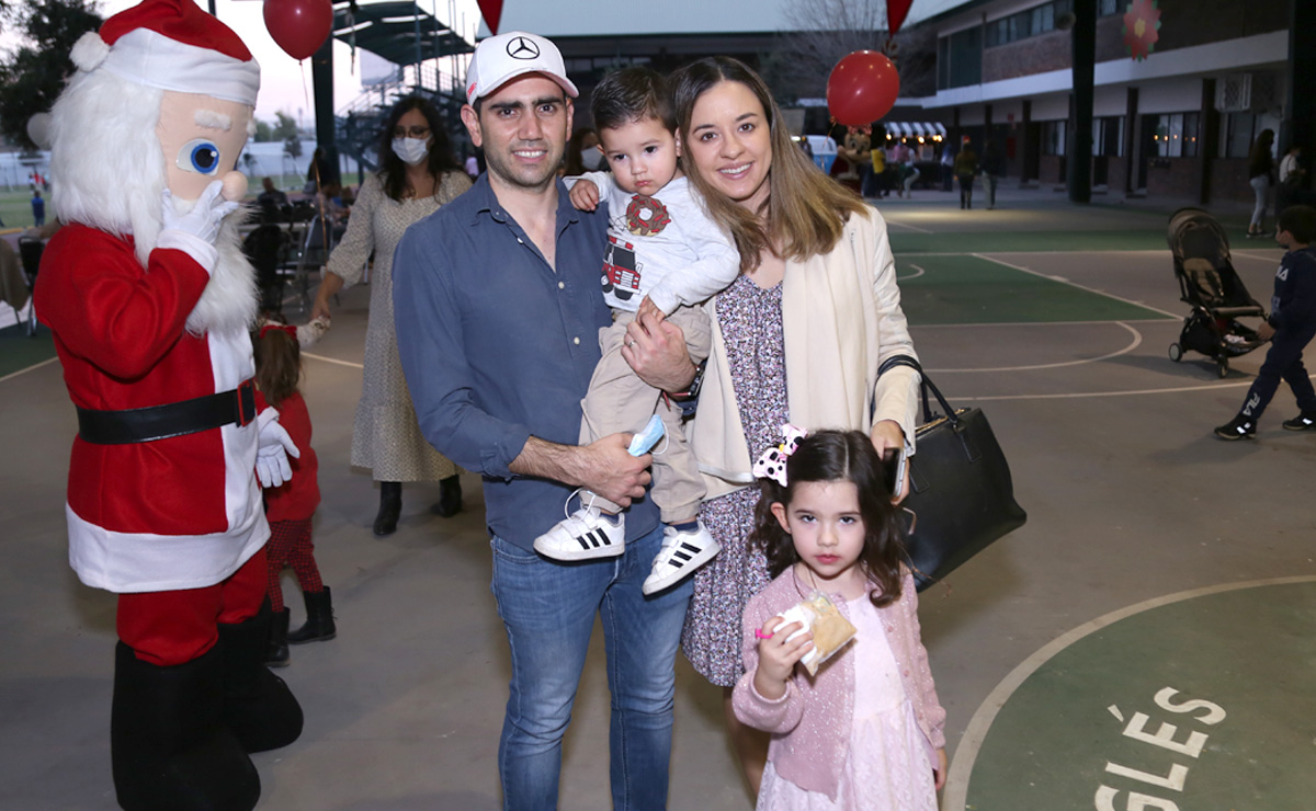 Alberto, Andrés, Andrea y Paula