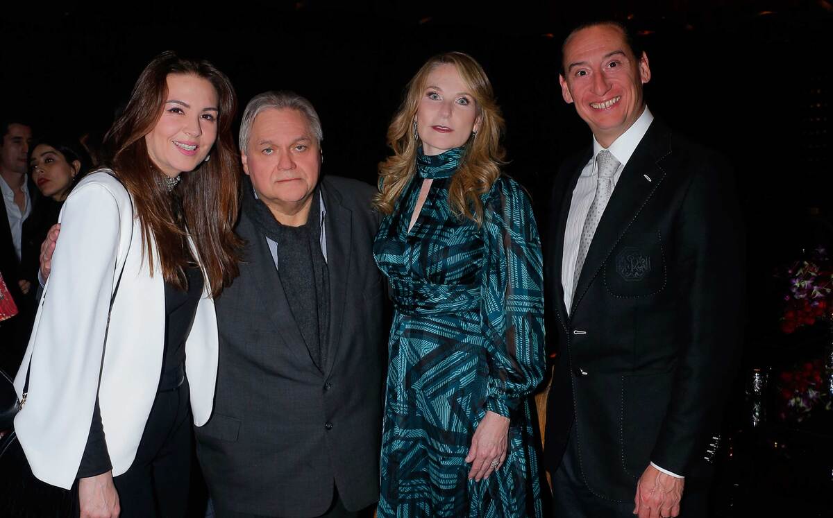 Maca Romo de Páez, Carlos Bremer, Adriana Ibarra de Bremer y Adrián Páez