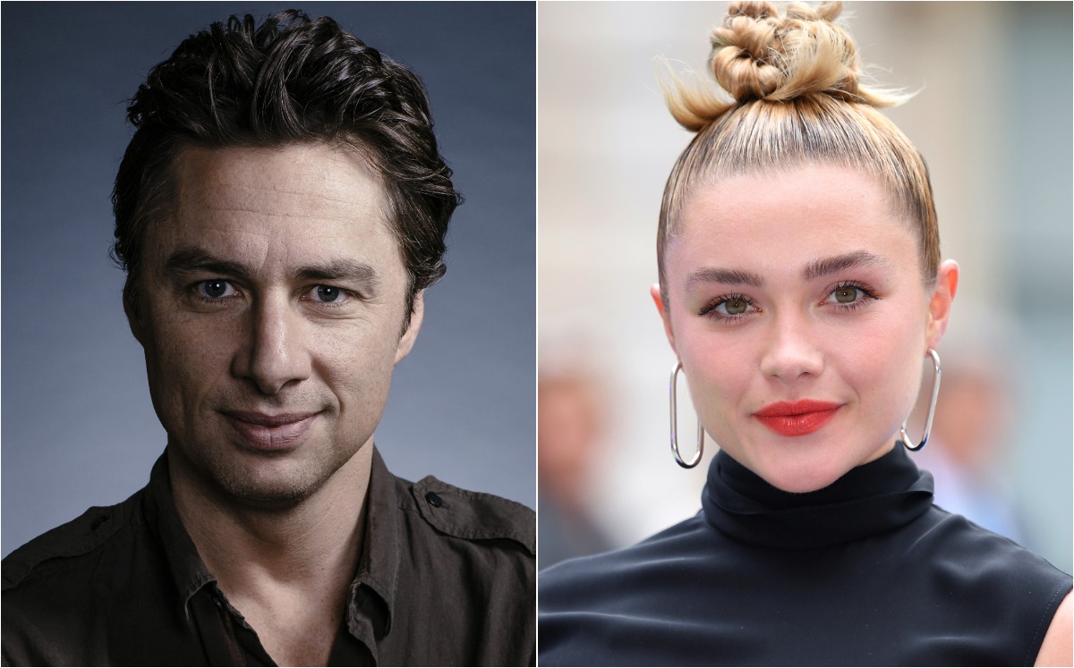 Florence Pugh y Zach Braff: Una historia de amor polémica (Foto: Instagram)