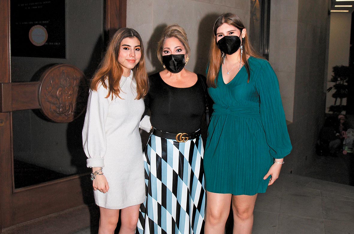 Isabela de León, Maritoni de Naranjo y Ana Sofia de León / Foto: José Chang