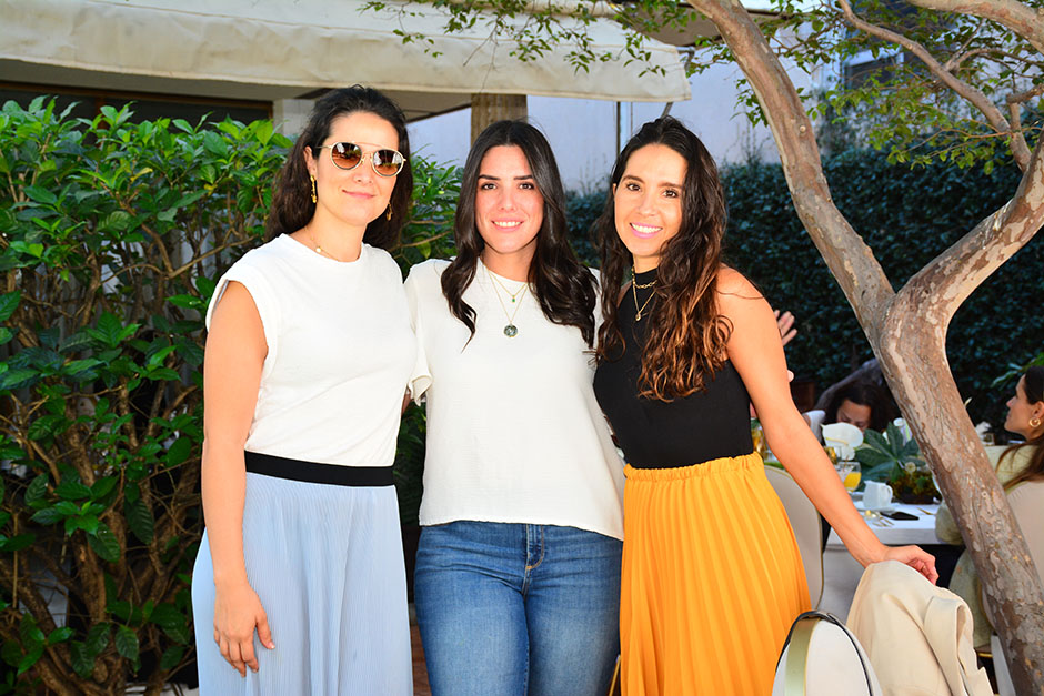 Giovanna Rubio, Karen Newton y Daniela Navarro