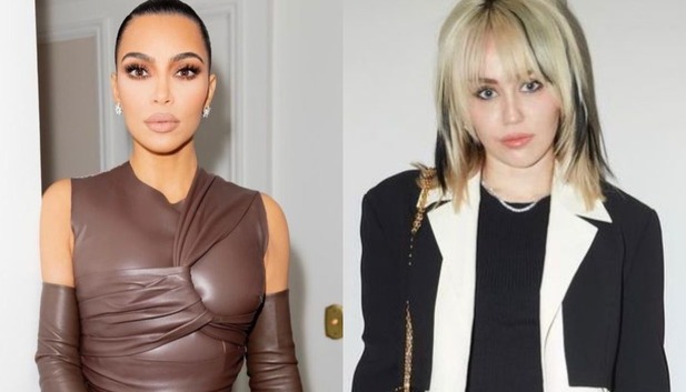 Kim Kardashian y Miley Cyrus (Foto: Instagram)