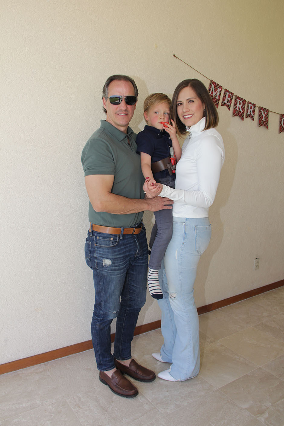 Pedro Villaseñor, Juan Pablo Villaseñor y Lety de Villaseñor