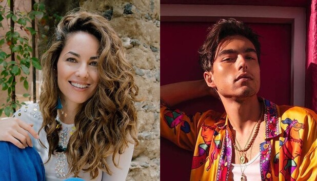 Bárbara Mori felicita a su hijo Sergio Mayer por el estreno de Rebelde. (Foto: Instagram).
