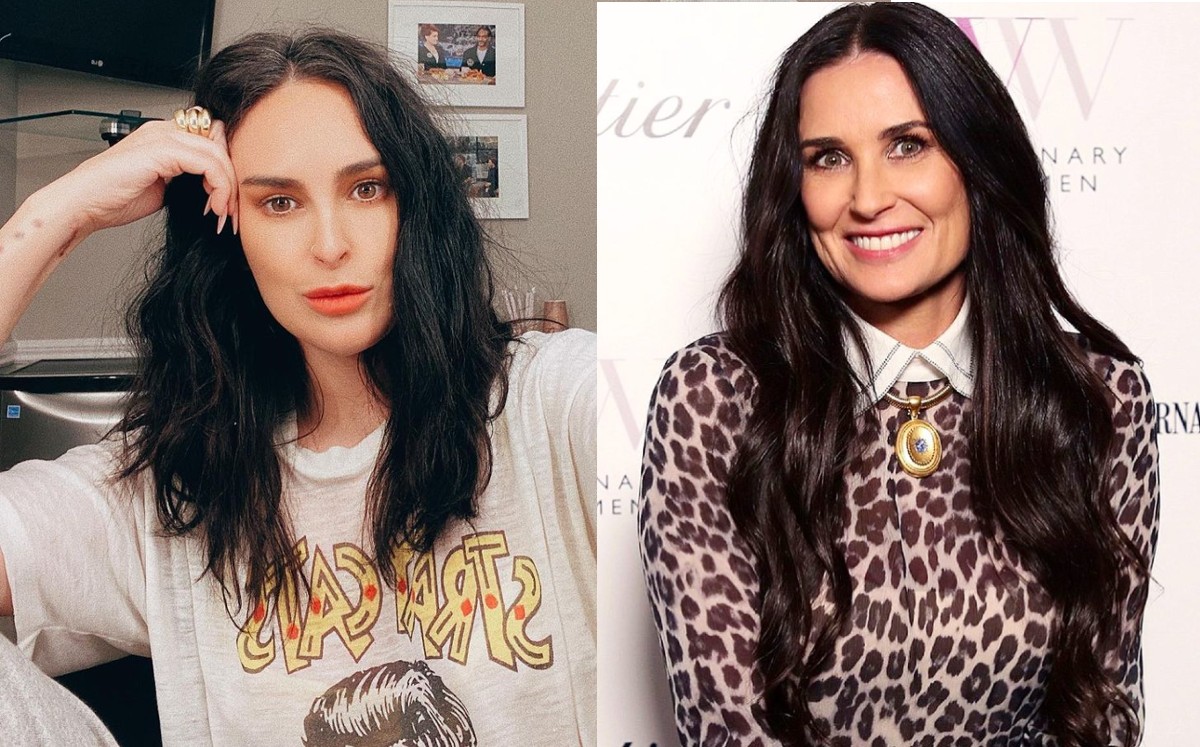 Rumer Willis pareciera que es la hermana de Demi Moore, pero en realidad es su hija.