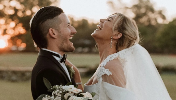 Los 3 vestidos de novia de Stefi Roitman en su boda con Ricky Montaner (Foto: Instagram)