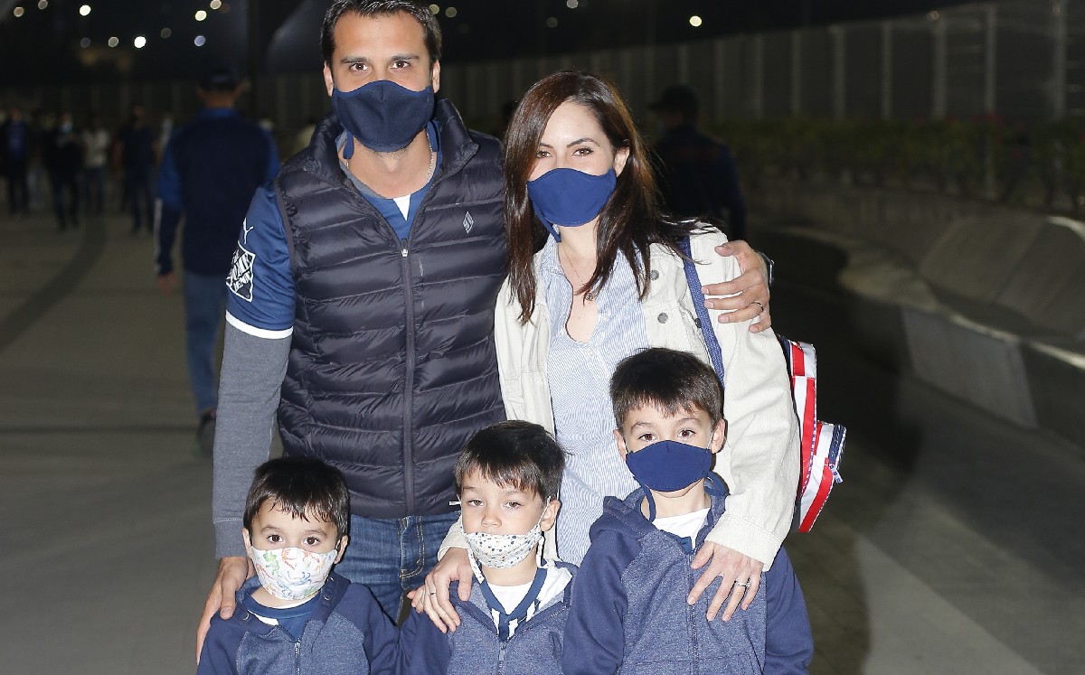 Ricardo Garza, Lorena Martínez de Garza, Gerardo Garza, Santiago Garza y Ricardo Garza / Foto: Daniel Saldívar