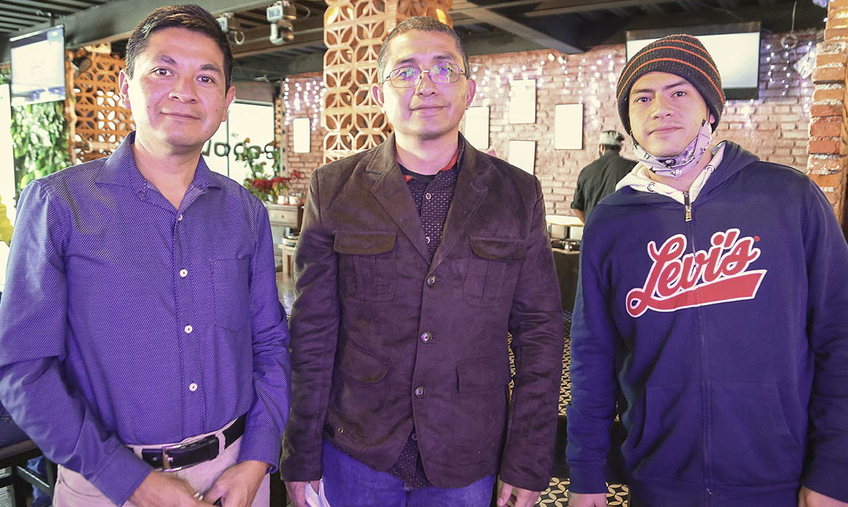 NOÉ OLIVA, IAN ILIZALITURRIA Y RAFAEL CONTRERAS