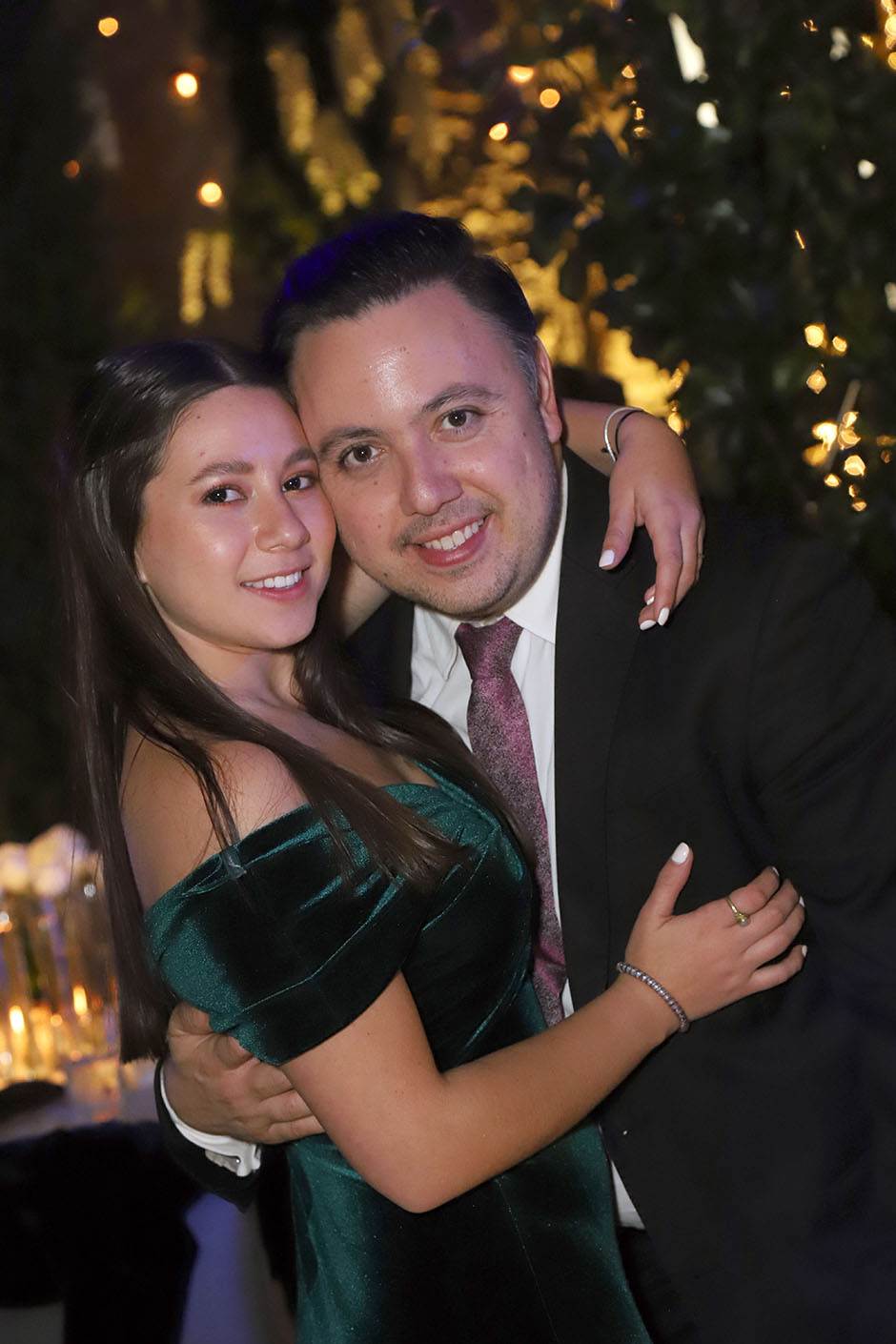 Priscila Basulto y Christian Frey