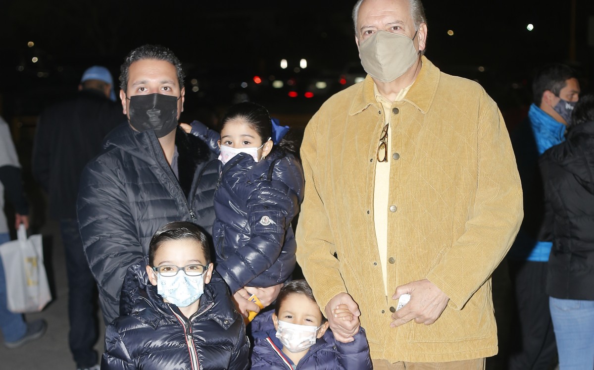 Víctor Romo, Ricardo Martínez, Regina Martínez, Ricardo Martínez y Rodrigo Martínez / Foto: Omar Valdez
